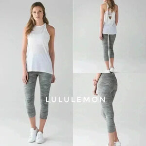 Lululemon Wunder  Under hi-rise crop leggings size 4